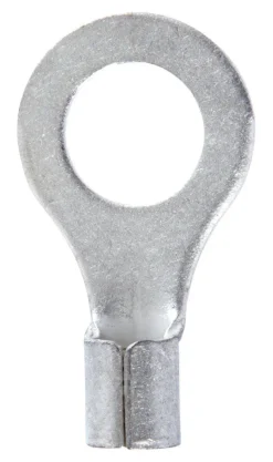 Jandorf 12-10 Ga. Uninsulated Wire Terminal Ring Silver 5 pk