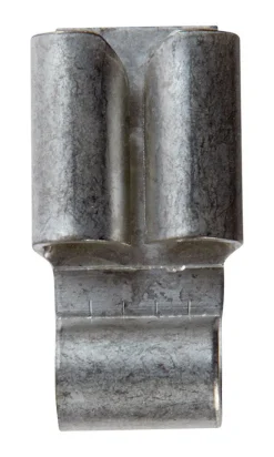 Jandorf 16-14 Ga. Uninsulated Wire Terminal Disconnect Silver 5 pk