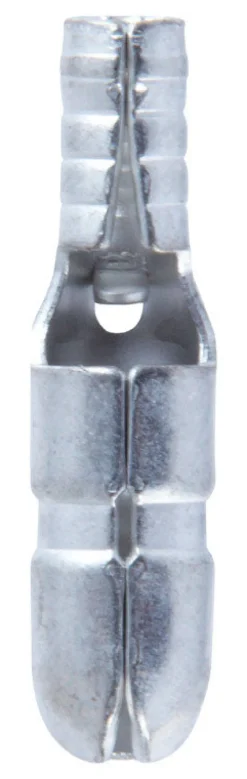 Jandorf 22-18 Ga. Uninsulated Wire Male Bullet Silver 5 pk