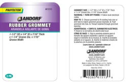 Jandorf 1-1/2 in. D Rubber Grommet 2 pk