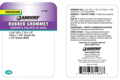 Jandorf 1-3/4 in. D Rubber Grommet 2 pk