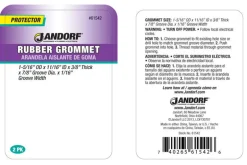 Jandorf 1-5/16 in. D Rubber Grommet 2 pk