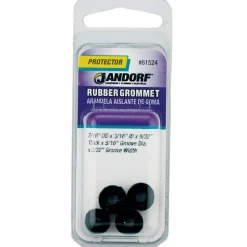Jandorf 7/16 in. D Rubber Grommet 5 pk