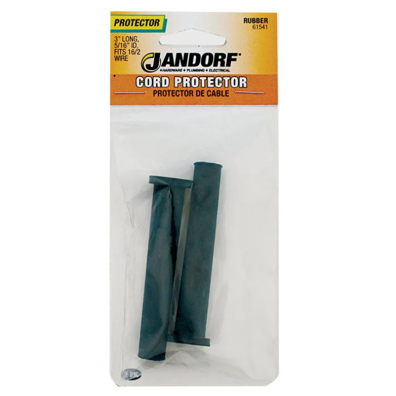 Jandorf 3/8 in. D X 3 in. L Rubber Cord Protector 2 pk