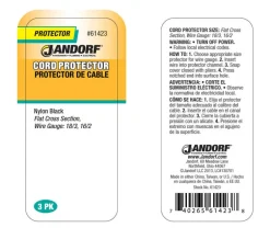 Jandorf 0.5 in. L Cord Protector 3 pk
