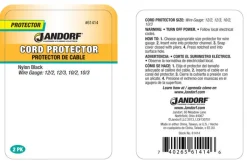 Jandorf 1 in. L Cord Protector 2 pk