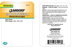 Jandorf 0.81 in. L Cord Protector 2 pk