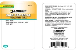 Jandorf 0.75 in. L Cord Protector 2 pk