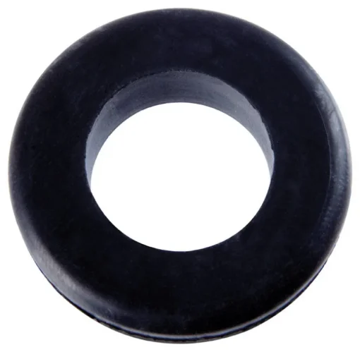 Jandorf Black Insulating Rubber Grommet 3/8 D x 1-3/8 Dia. in.