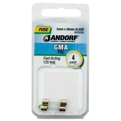 Jandorf GMA 4 amps Fast Acting Fuse 2 pk