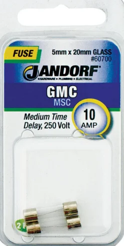 Jandorf GMC 10 amps Medium Time Delay Fuse 2 pk