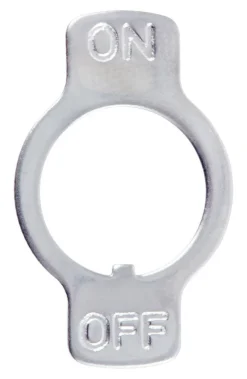 Jandorf Gray Aluminum Toggle Switch Plate 5 pk