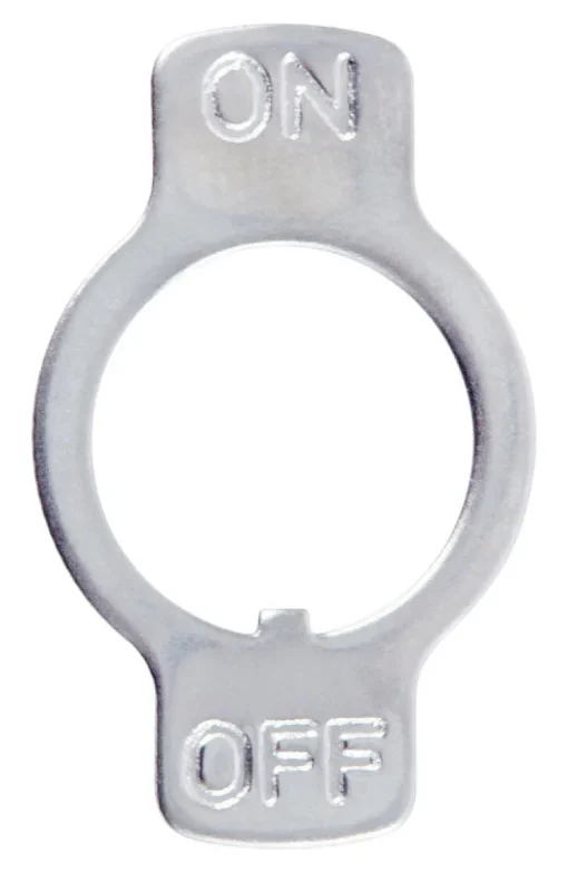 Jandorf Gray Aluminum Toggle Switch Plate 5 pk