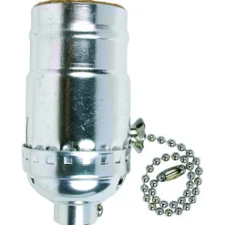 Jandorf Metal Medium Base Pull Chain Socket 1 pk