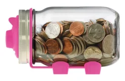 Jarware Regular Mouth Decorative Jar Lid Piggy Bank 1 pk