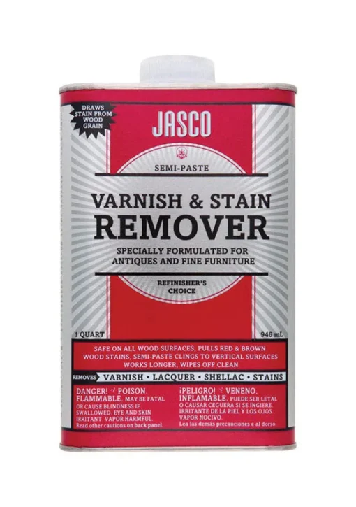 Jasco Varnish & Stain Paint and Varnish Remover 1 qt.