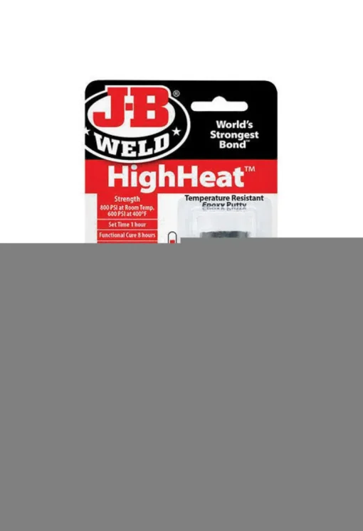 JB Weld High Heat Dark Gray 600 PSI High Strength Automotive Epoxy 2 oz.