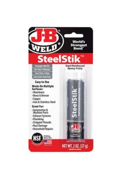 JB Weld Steel Stik Dark Gray High Strength Automotive Epoxy Putty 2 oz.