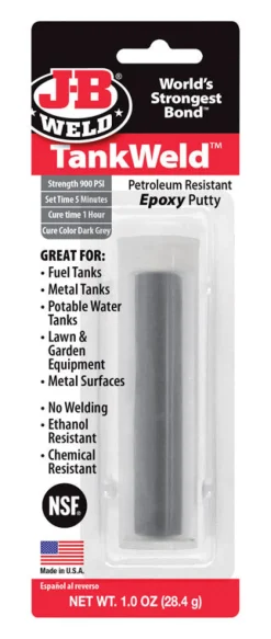 J-B Weld TankWeld High Strength Automotive Epoxy Putty 1 oz