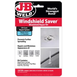JB Weld Windshield Saver Clear 1-1/4 Dia. in. Coverage Windshield/Glass Sealant Paste 0.75 oz.