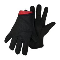 JERSEY WORK GLOVES BRN L (Pack of 12)