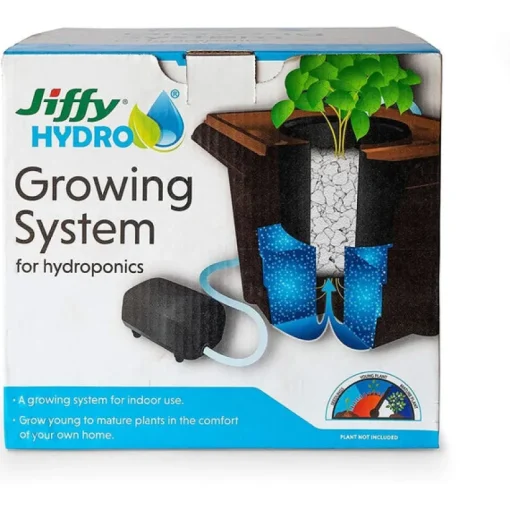 Jiffy Hydro 0 W Hydroponic Growing System 11 in. H X 11.5 in. W