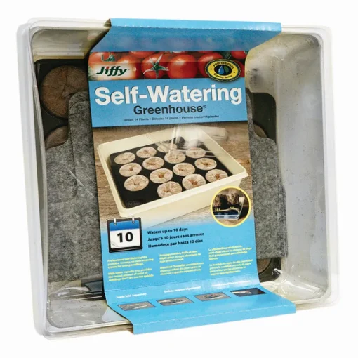 Jiffy Self-Watering Peat Pellet Greenhouse 1 pk