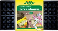 Jiffy T72hst-14 21.5 X 11 X 2.75 Seed Starter Greenhouse 72 Cells