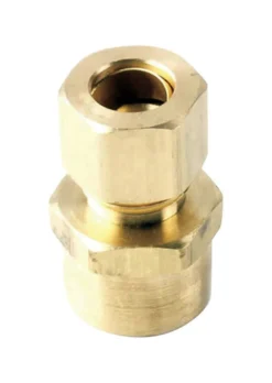 JMF 3/8 in. Compression x 1/2 in. Dia. Sweat Brass Compression Adapter (Pack of 2)