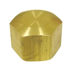 JMF 5/16 in. Compression Yellow Brass Cap (Pack of 5)