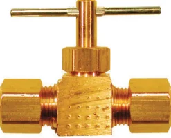 JMF Company 3/8 in. 3/8 in. Brass Needle Valve