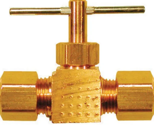 JMF Company 3/8 in. 3/8 in. Brass Needle Valve