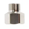 JMF Company 3/8 in. Fine Female Flare 3/8 in. D Male Compression Chrome Adapter