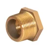 JMF Company 1 in. MPT 3/4 in. D FPT Red Brass Hex Bushing