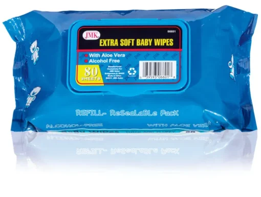 JMK Baby Wipes 80 pk (Pack of 24)