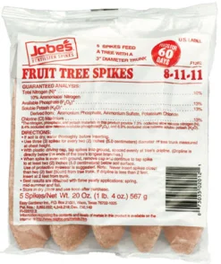 Jobes 02012 Fruit Tree Spikes 8-11-11 5 Pack