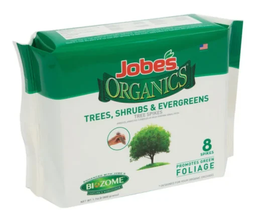 Jobe's Organic Shrubs/Trees/Vegetables 8-2-2 Plant Fertilizer 8 pk