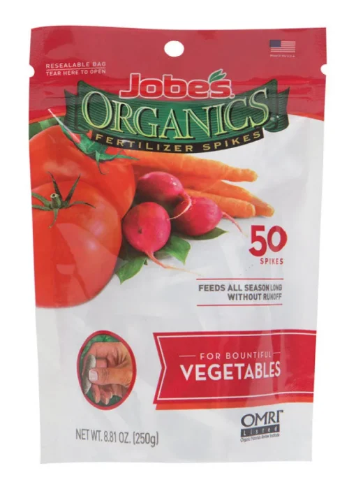 Jobe's Organic Spikes Vegetables Root Feeder 8.81 oz