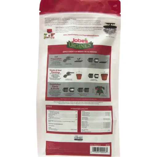 Jobe's Organics Granules Organic Plant Food 4 lb. (Pack of 6)