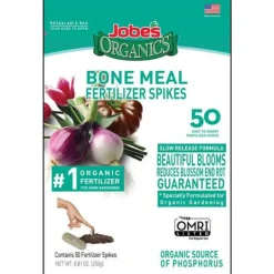 Jobe's Organics Organic 2-14-0 Bone Meal Fertilizer Spikes 50 pk