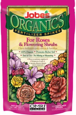 Jobe's Organics Organic Spikes Roses Root Feeder 14.1 oz