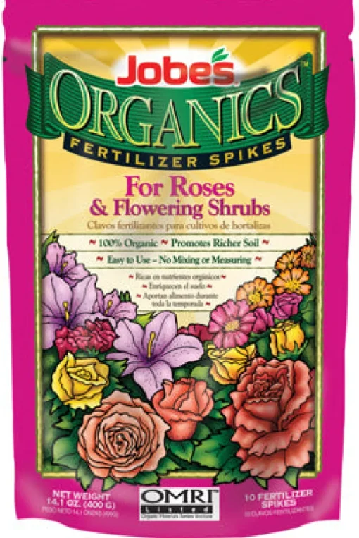 Jobe's Organics Organic Spikes Roses Root Feeder 14.1 oz