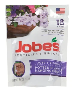 Jobe's Potted Plants & Hanging Baskets 8-9-12 Plant Fertilizer 18 pk