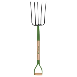 John Deere Forged Steel 5 Tine Compost Fork 48 in. L x 9 in. W
