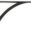 John Sterling Black Steel Elegant Bracket 12 Ga. 7 in. L (Pack of 10)