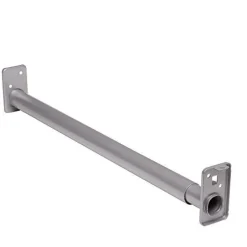 John Sterling Pro 48 in. L X 1 in. D Adjustable Platinum Steel Closet Rod
