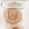 John Sterling Pro 1-3/8 in. L x 1-3/8 in. Dia. Brass Wood Rod Socket (Pack of 25)