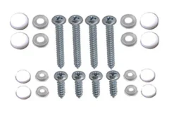 John Sterling Pro HD 1-1/4 in. L X 1-1/4 in. D Powder Coated Steel Closet Hardware