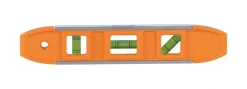 Johnson 9 in. Aluminum Magnetic Torpedo Level 3 vial