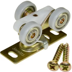 Johnson Hardware White Nylon/Rubber Door Hanger Kit
